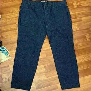 Casual Corner Khaki Ankle pant Size 12